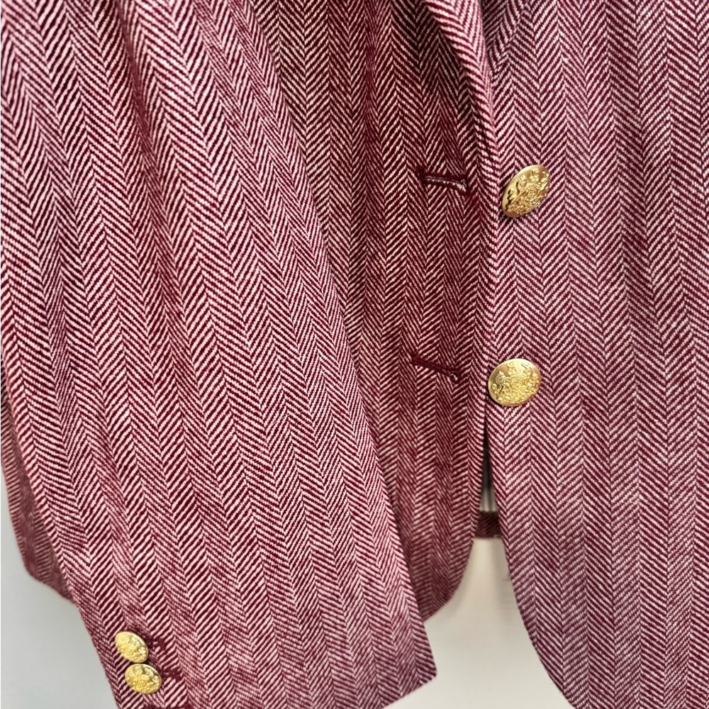 J. Crew Woman’s Herringbone Schoolboy Blazer - Picture 6 of 7